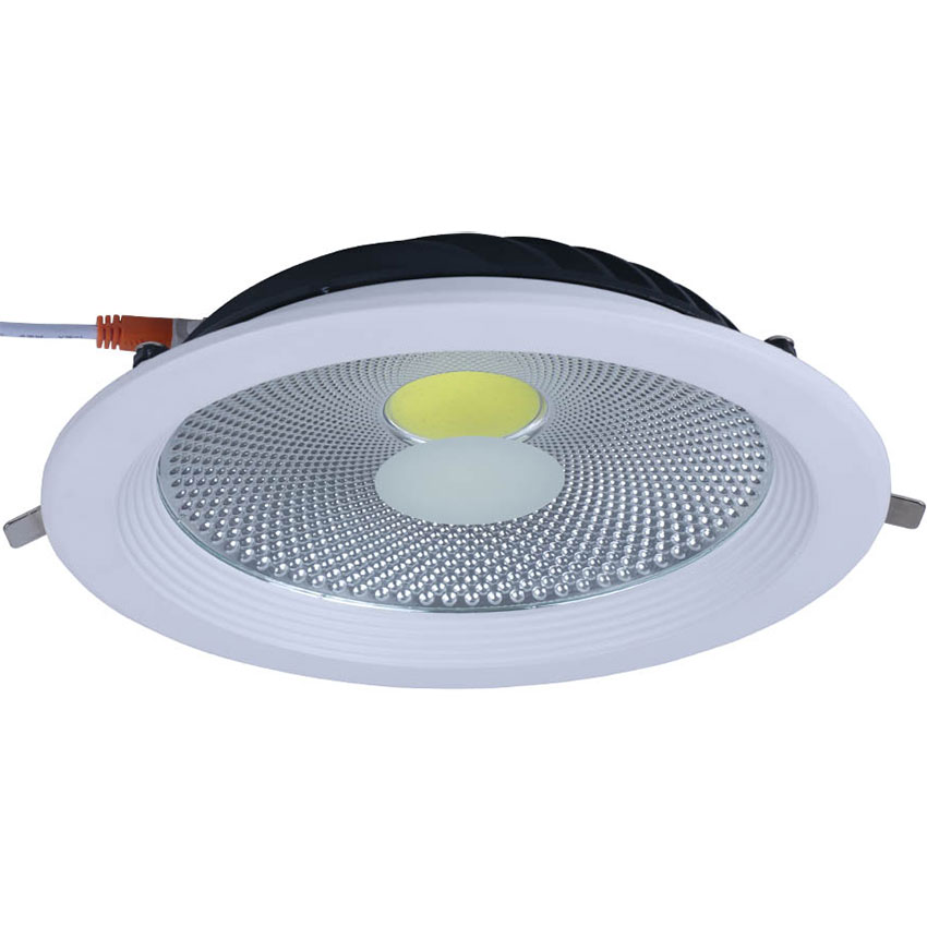 LED Downlight - Verona - Einbau Rund 10W - Tageslicht 6400K - Mattweiß Aluminium - Ø120mm