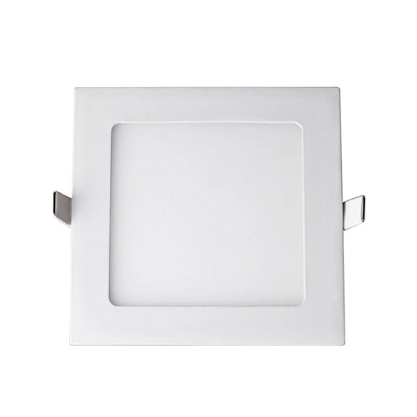 LED Panel Slim - 30x30 Warmweiß 2700K - 24W Einbau Quadratisch - Mattweiß - Flimmerfreies