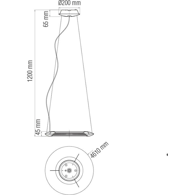 LED Hängelampe - Hängeleuchte - Concepty - 35W - Neutralweiß 4000K - Kupfer Aluminium