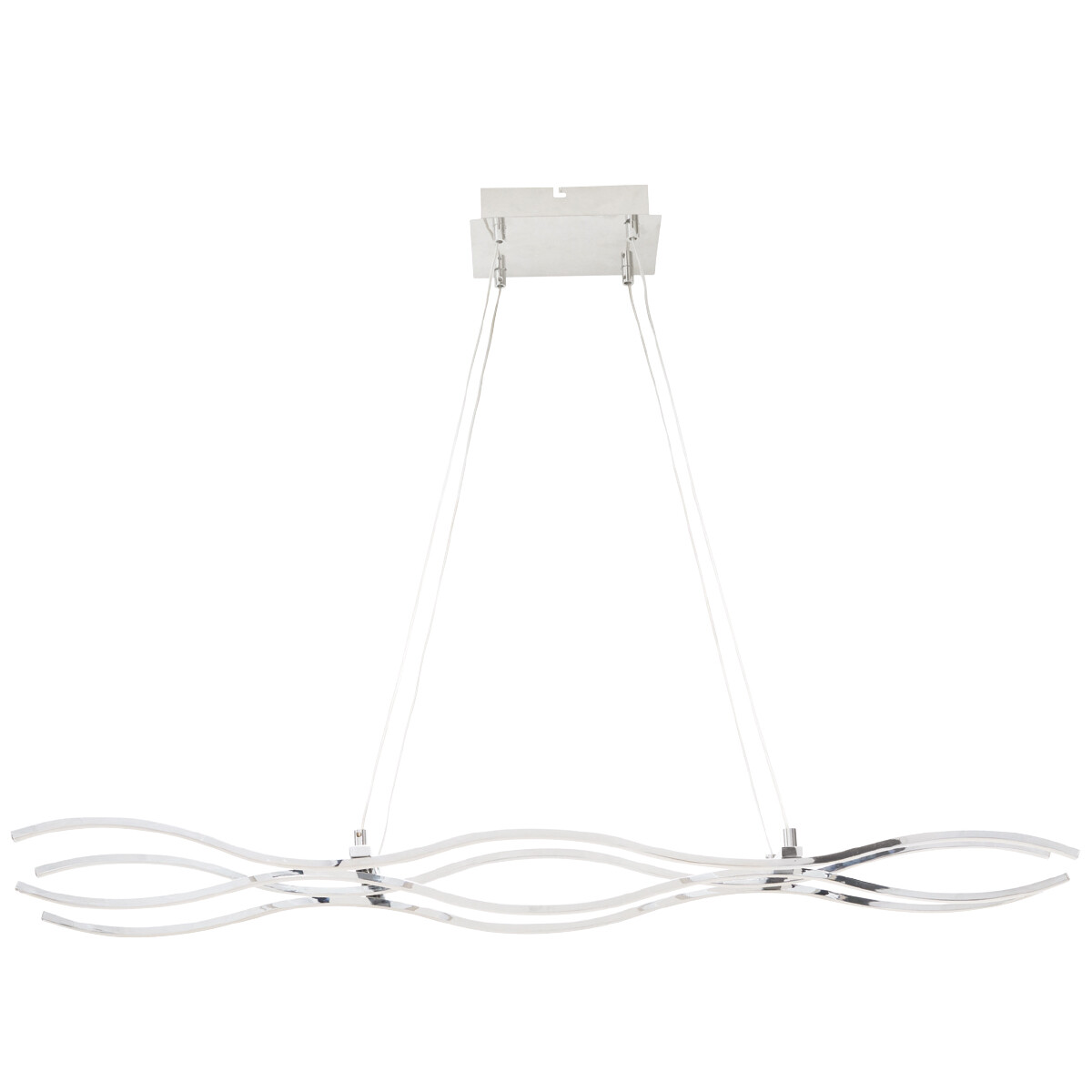 LED Hängelampe - Hängeleuchte - Primon - 45W - Neutralweiß 4000K - Matt Chrom - Aluminium