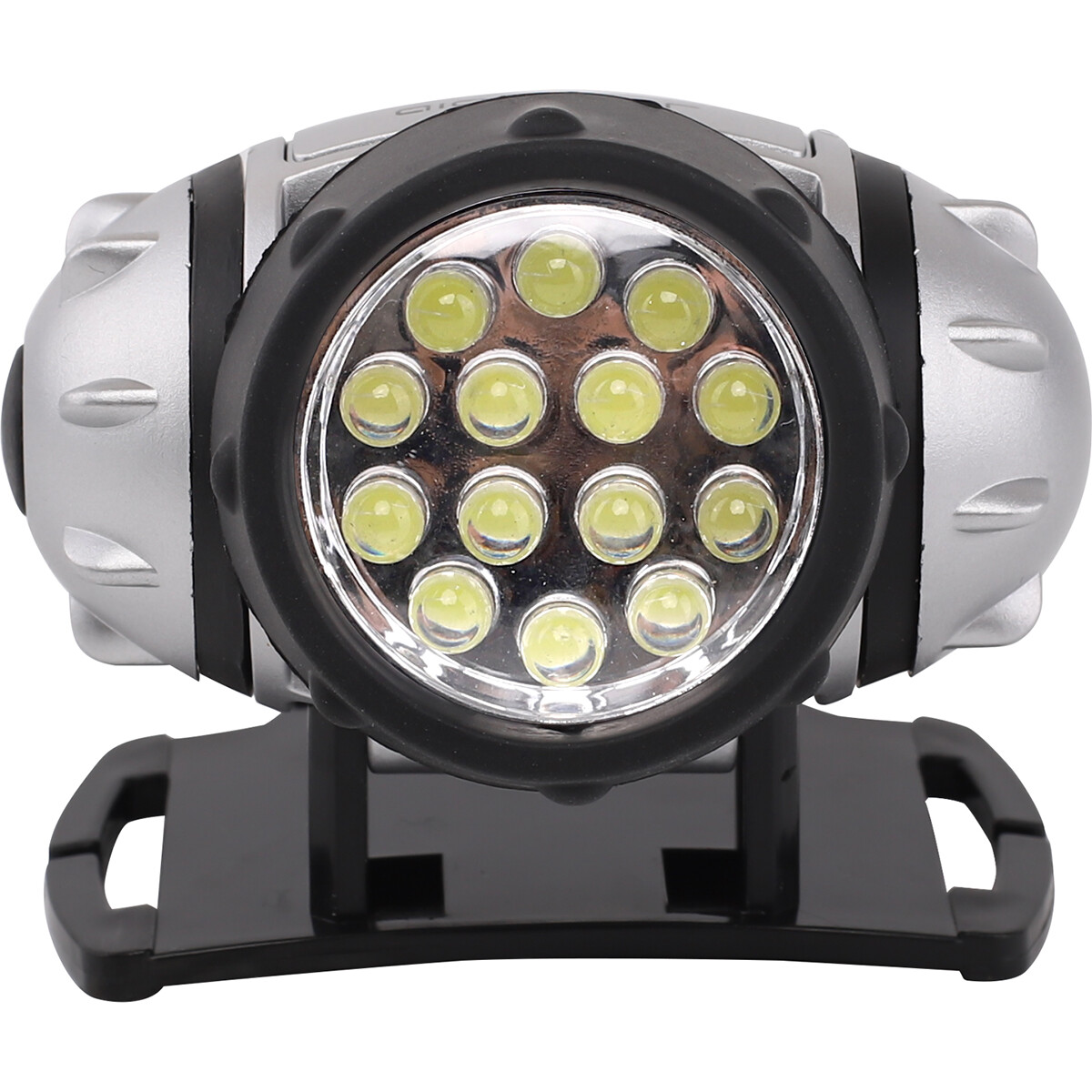 LED Stirnlampe - Aigi Heady - Wasserdicht - 35 Meter - Schwenkbar - 14 LEDs - 1W - Silber | Ersetzt 8W