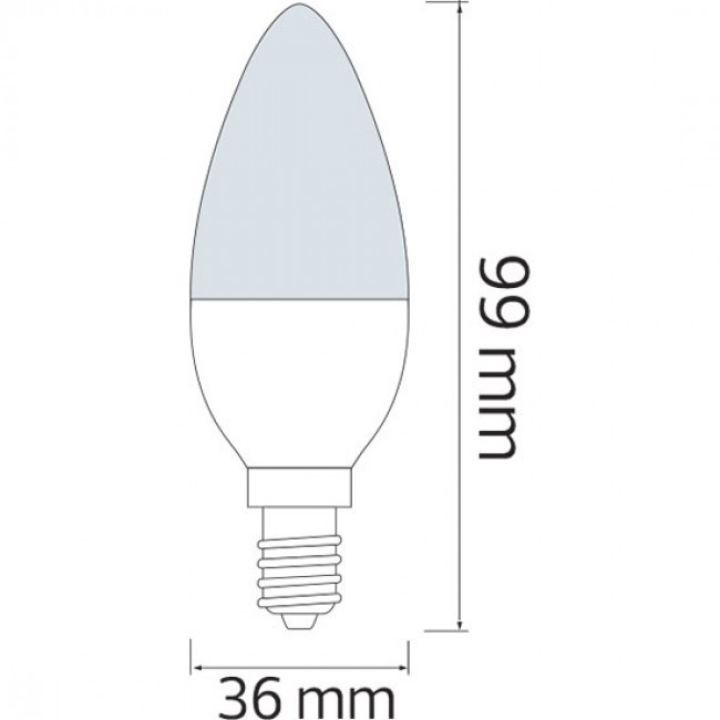 LED Lampe 10er Pack - E14 Sockel - 6W - Tageslicht 6400K