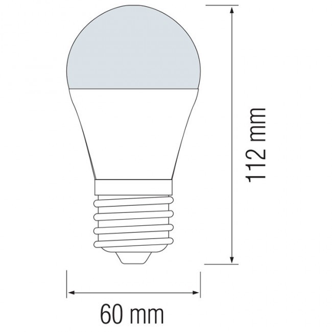 LED Lampe 10er Pack - E27 Sockel - 12W - Warmweiß 3000K