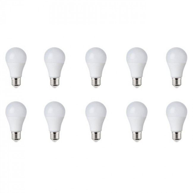 LED Lampe 10er Pack - E27 Sockel - 15W - Warmweiß 3000K