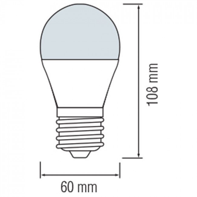 LED Lampe 10er Pack - E27 Sockel - 5W - Universalweiß 4000K