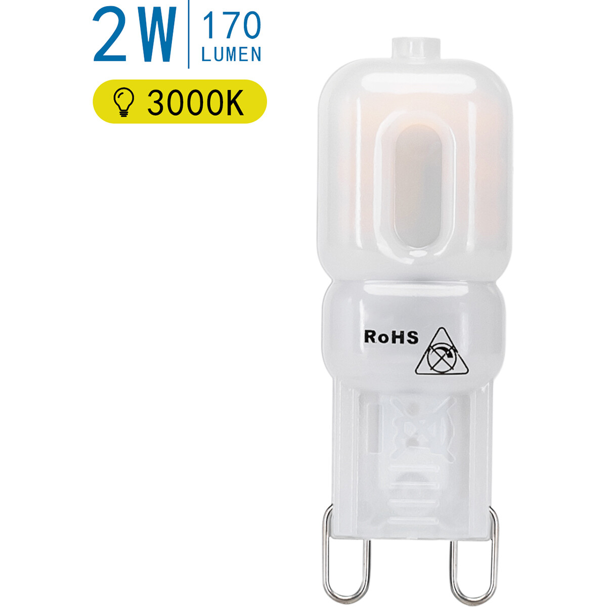 LED Lampe - Aigi - G9 Sockel - 2.5W - Warmweiß 3000K | Ersetzt 25W