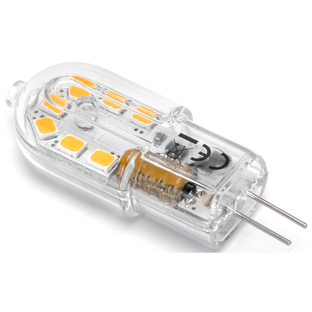 LED-Lampe - G4-Fassung - Dimmbar - 2W - Warmweiß 3000K - Transparent | Ersetzt 20W