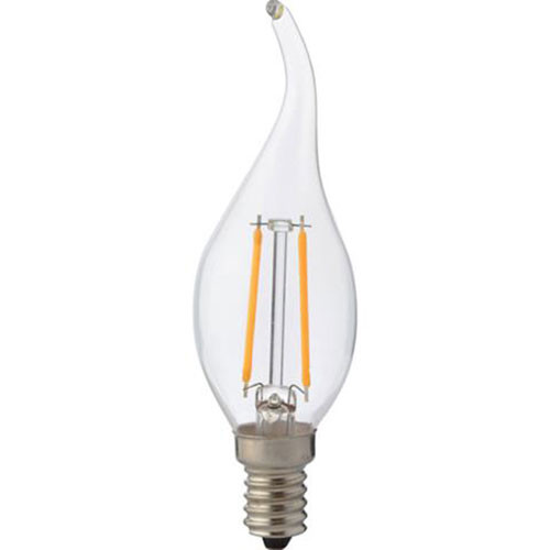 LED Lampe - Kerzenlampe - Filament Flame - E14 Sockel - 2W - Universalweiß 4200K