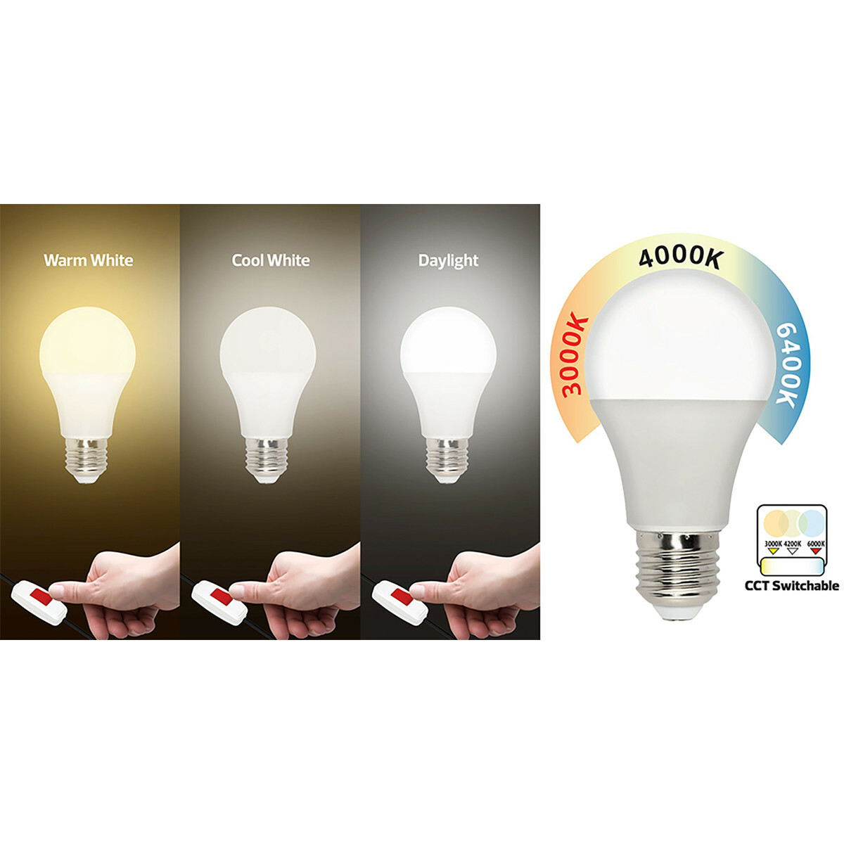 LED-Lampe - Kozolux Runi - E27 Fassung - 12W - Neutralweiß 4000K