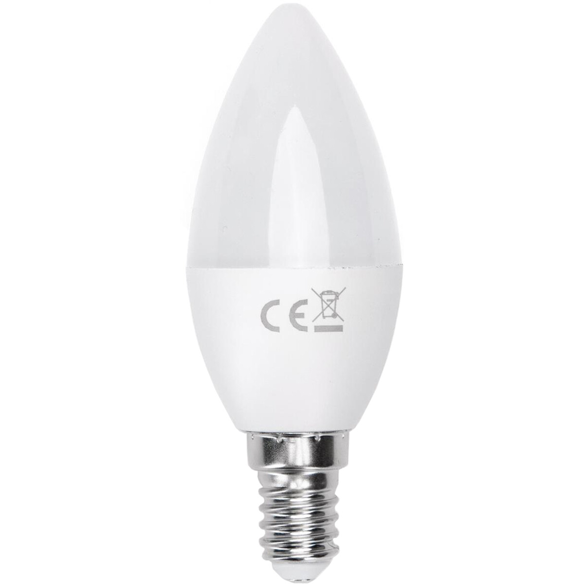 LED-Lampe - Smart LED - Aigi Kiyona - Bulb C37 - 5W - E14 Fassung - Wifi LED - RGB + Anpassbare Lichtfarbe - Mattweiß - Glas