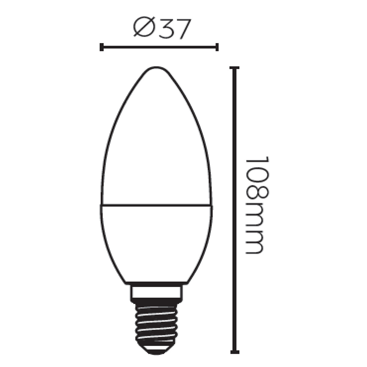 LED Lampe WiZ - Trion Akusti - E14 Sockel - 5W - Smart LED - Dimmbar - Matt Weiß - Kunststoff