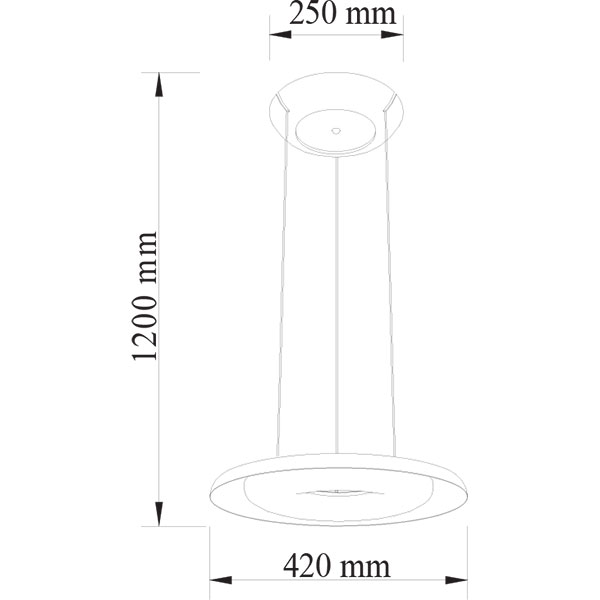 LED Deckenleuchte - Deckenbeleuchtung - Elegant - 35W - Universalweiß 4000K - Weiß Aluminium