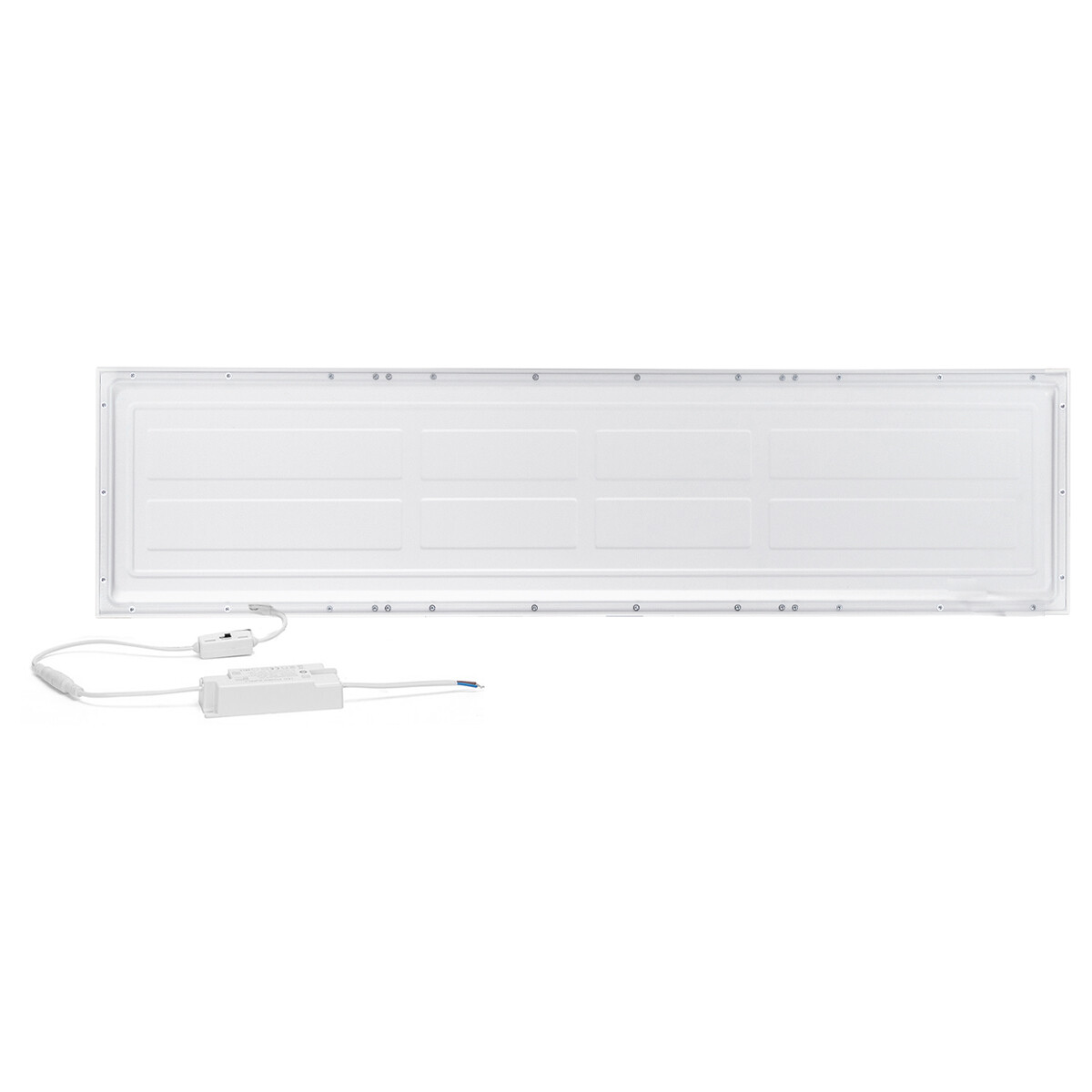 LED-Panel 30x120 - Velvalux Lumis - LED-Panel für abgehängte Decken - Naturweiß 4000K - 40W - Einbau - Rechteckig - Weiß - Flackerfrei