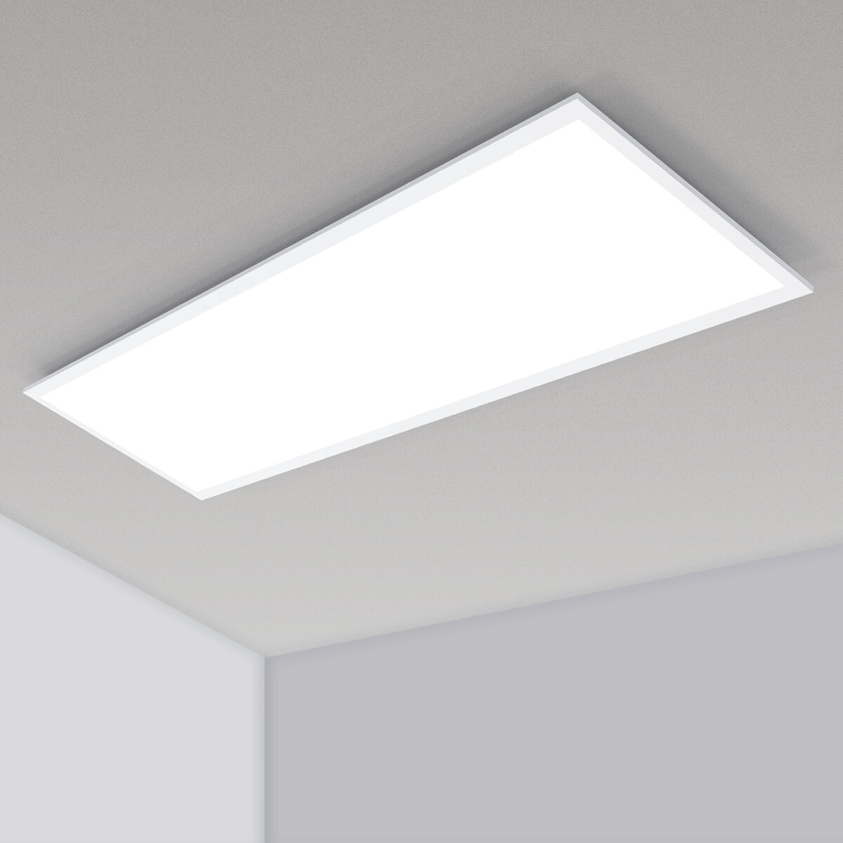 LED-Panel 30x60 - Velvalux Lumis - LED-Panel für abgehängte Decken - Warmweiß 3000K - 24W - Einbau - Rechteckig - Weiß - Flackerfrei