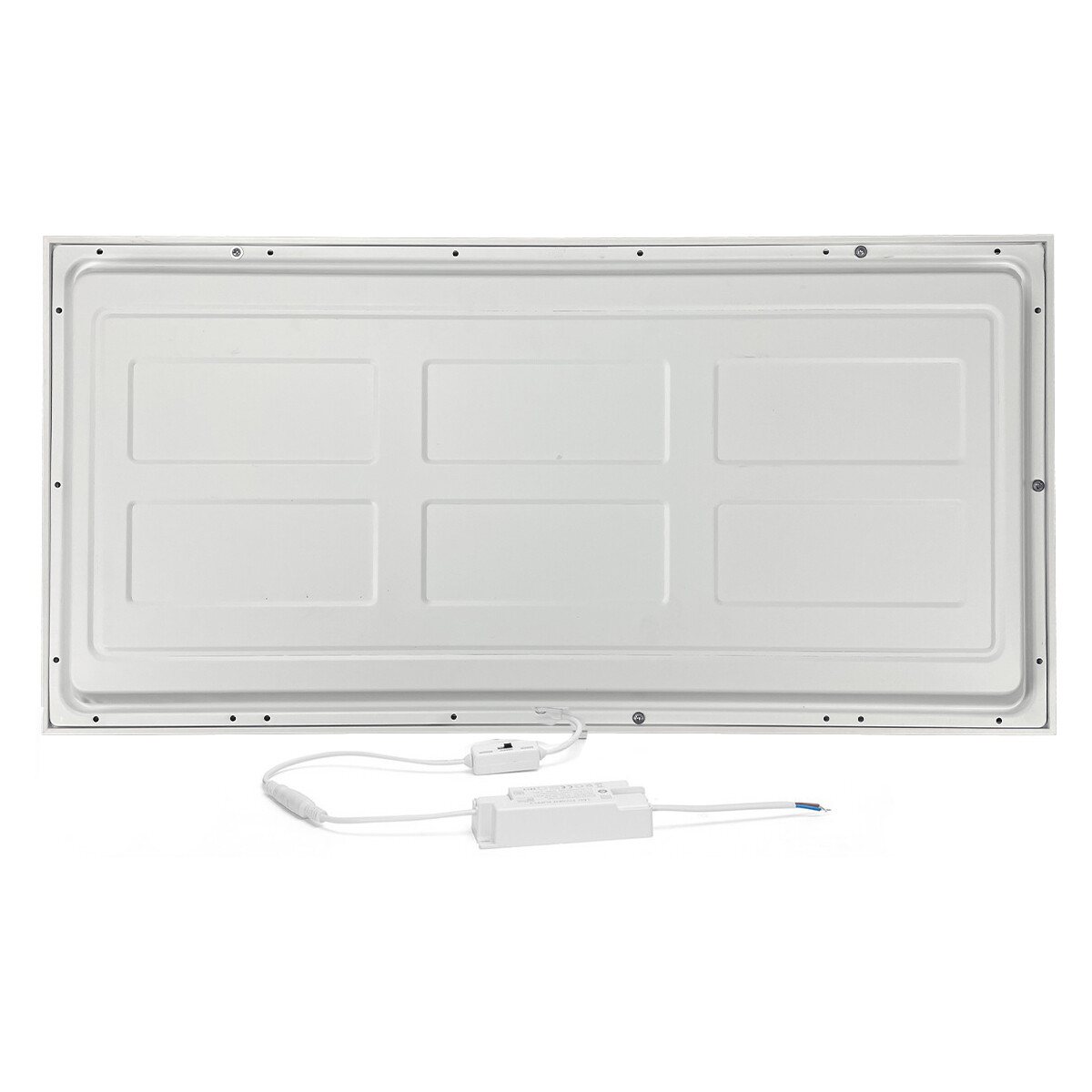 LED-Panel 30x60 - Velvalux Lumis - LED-Panel für abgehängte Decken - Warmweiß 3000K - 24W - Einbau - Rechteckig - Weiß - Flackerfrei