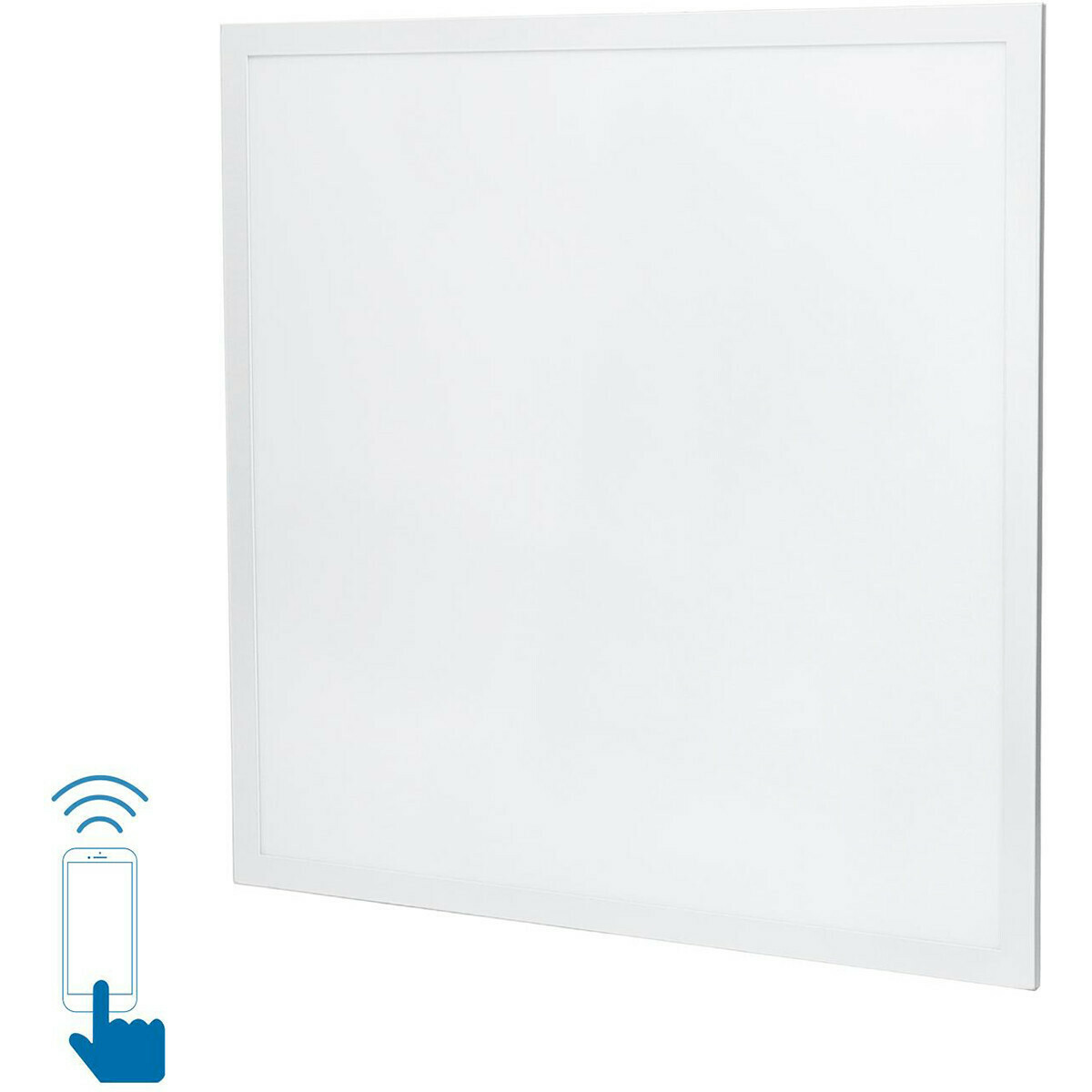 LED Panel 60x60 5er-Pack - Aigi Limno Slim - Kaltweiß 6500K - 32W - Smart LED - Dimmbar - Einbau Quadrat - Mattweiß - Flimmerfrei