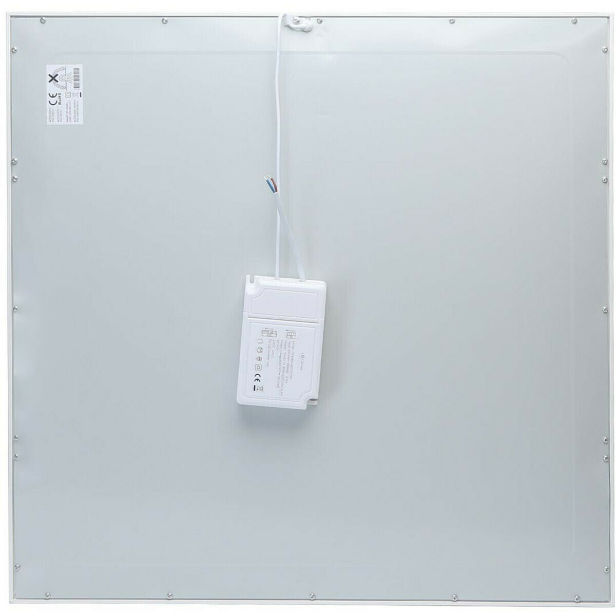 LED Panel 60x60 5er-Pack - Aigi Limno Slim - Kaltweiß 6500K - 32W - Smart LED - Dimmbar - Einbau Quadrat - Mattweiß - Flimmerfrei