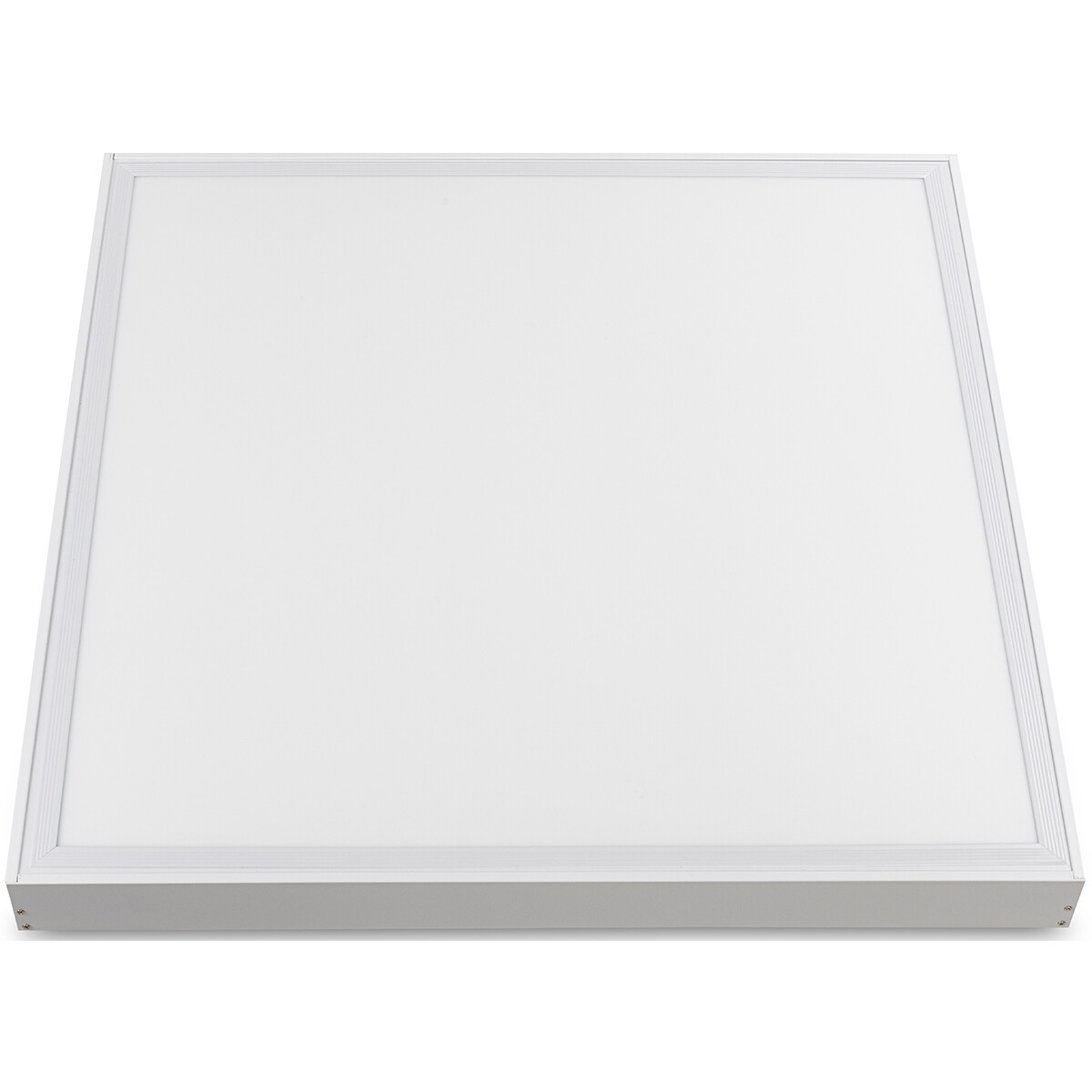 LED Panel - 60x60 Universalweiß 4200K - 45W Aufbau Quadratisch - Mattweiß - Flimmerfreies