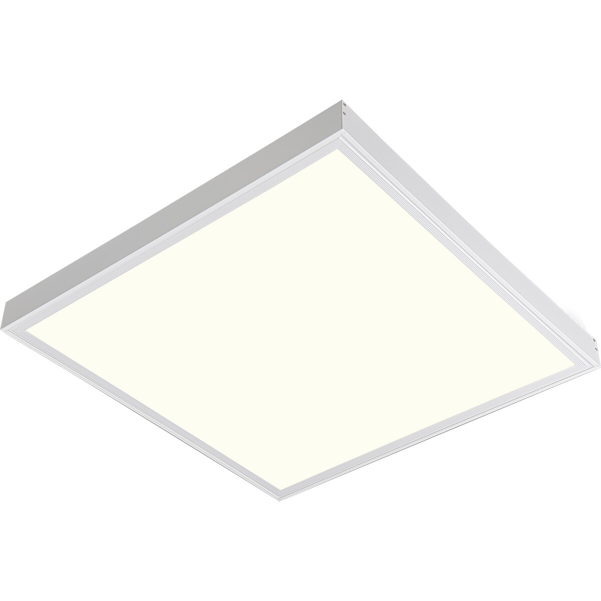 LED Panel - 60x60 Universalweiß 4200K - 45W Aufbau Quadratisch - Mattweiß - Flimmerfreies