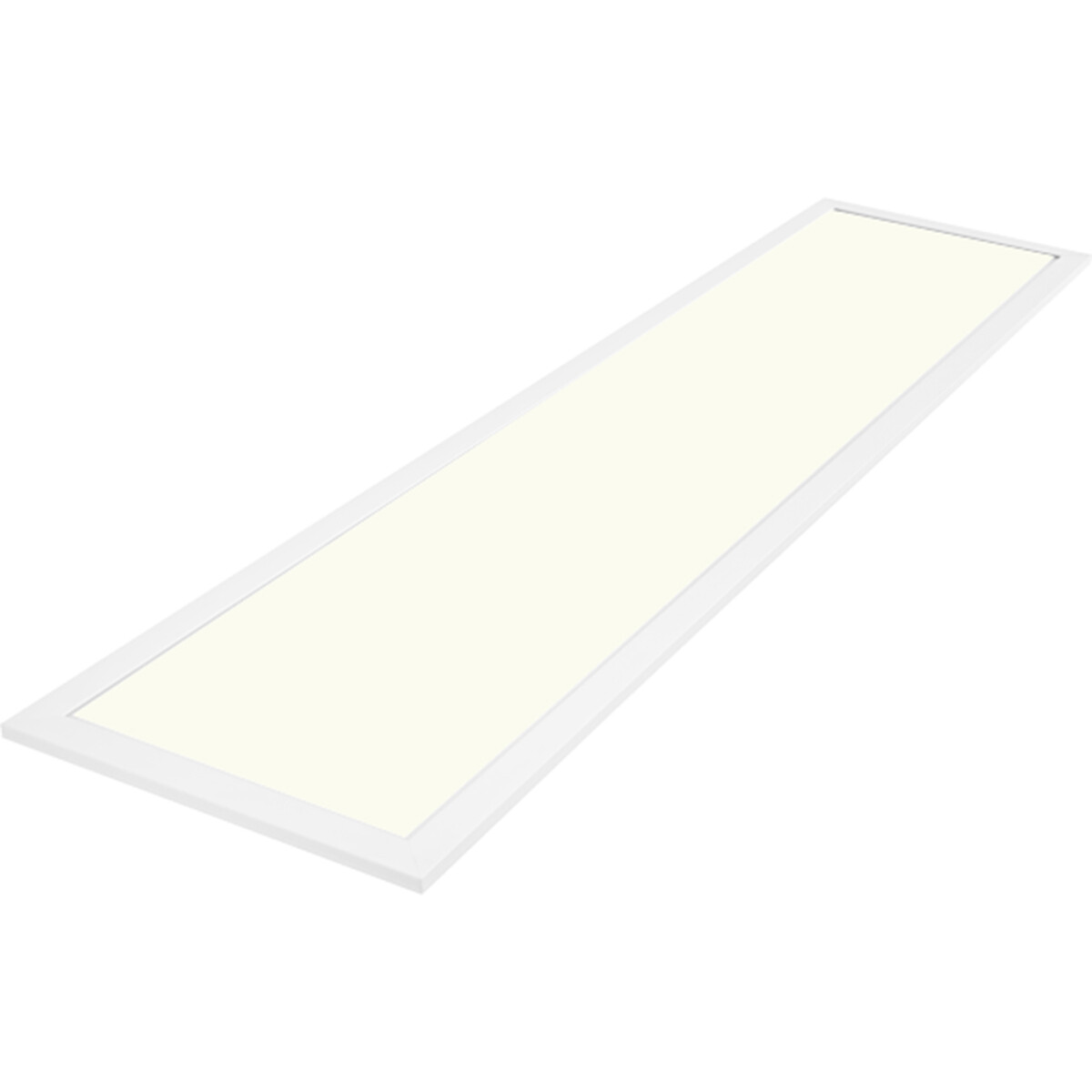 LED Paneel - Aigi - 30x120 Universalweiß 4000K - 40W Einbau Rechteckig - Mattweiß - Aluminium - Flimmerfreies