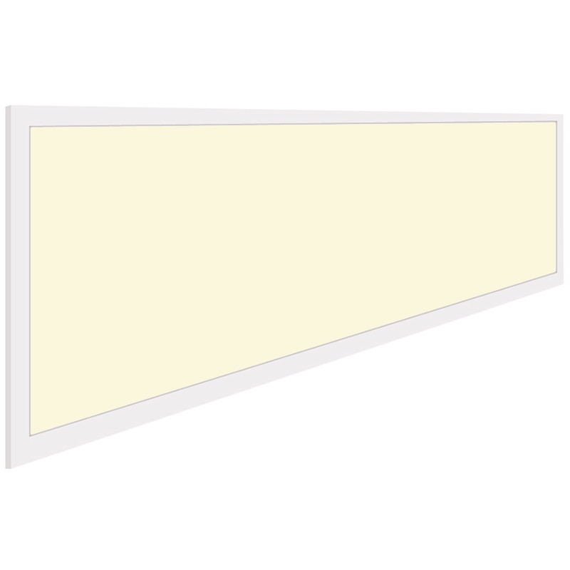 LED Panel - Aigi - 30x120 Warmweiß 3000K - 32W High Lumen - Einbau Rechteckig - Mattweiß - Flimmerfreies