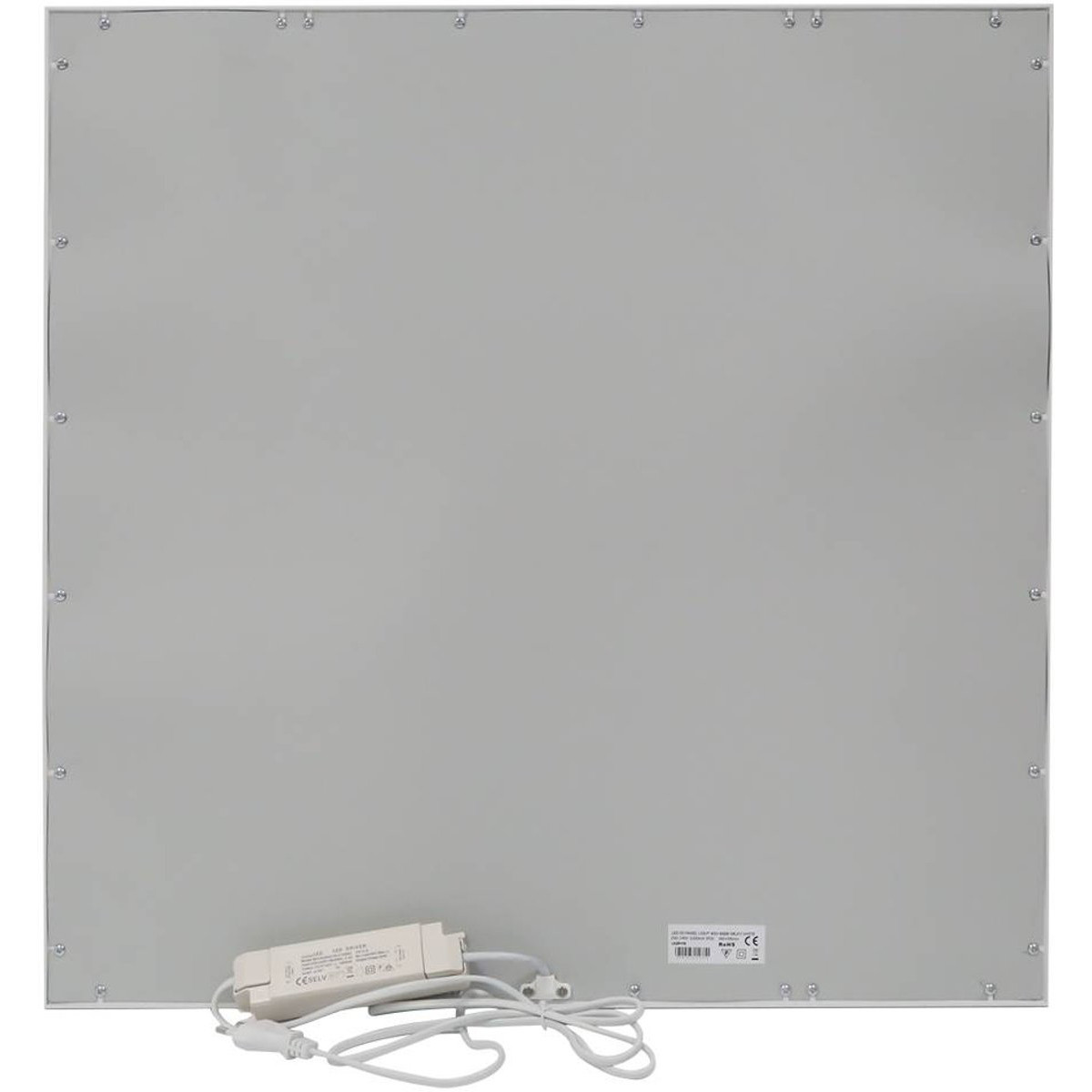 LED Panel - Aigi - 60x60 Tageslicht 6000K - 32W High Lumen - Einbau Quadratisch - Mattweiß - Flimmerfreies