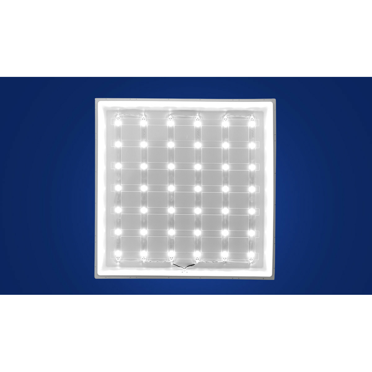 LED Panel - Aigi Hyron - 30x120 - Anpassbare Lichtfarbe CCT - 40W - Einbau - Quadrat - Mattweiß - Aluminium - Flimmerfreies