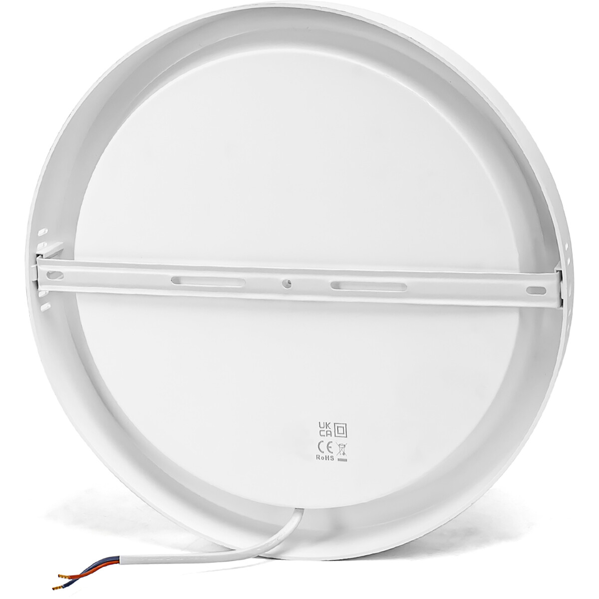 LED Panel - Downlight - Aigi - Neutralweiß 4000K - 24W - Ø30 - Aufbau - Rund - Weiß - Flimmerfrei