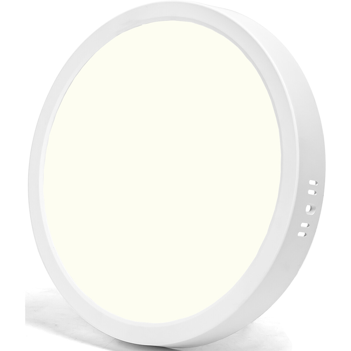 LED Panel - Downlight - Aigi - Neutralweiß 4000K - 24W - Ø30 - Aufbau - Rund - Weiß - Flimmerfrei