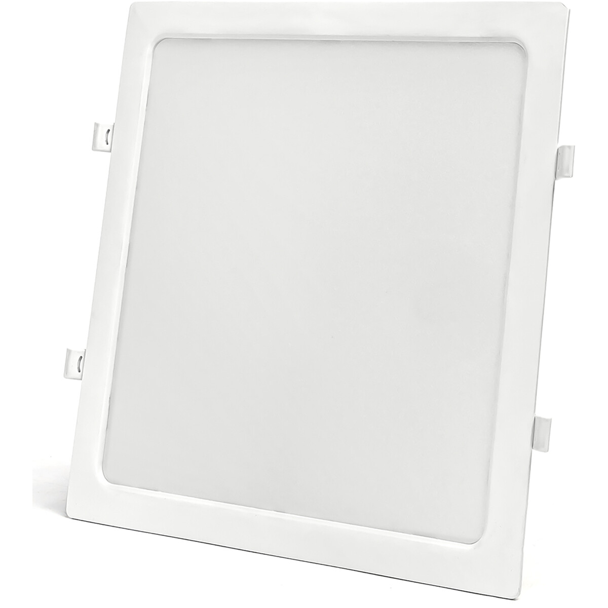 LED Panel - Downlight - Aigi - Neutralweiß 4000K - 24W - 30x30 - Einbau Quadrat - Weiß - Flimmerfrei