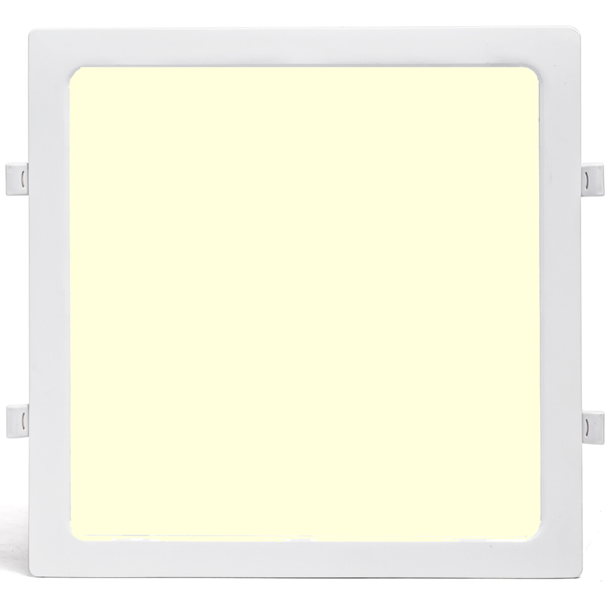 LED Panel - Downlight - Aigi - Warmweiß 3000K - 24W - 30x30 - Einbau Quadrat - Weiß - Flimmerfrei