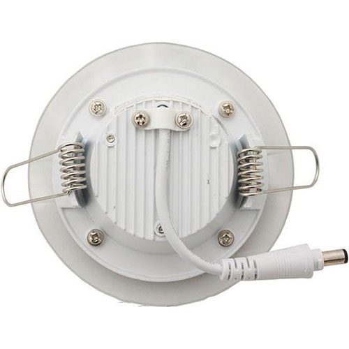 LED Downlight Slim - Einbau Rund 6W - Universalweiß 4200K - Mattweiß Glas - Ø96mm