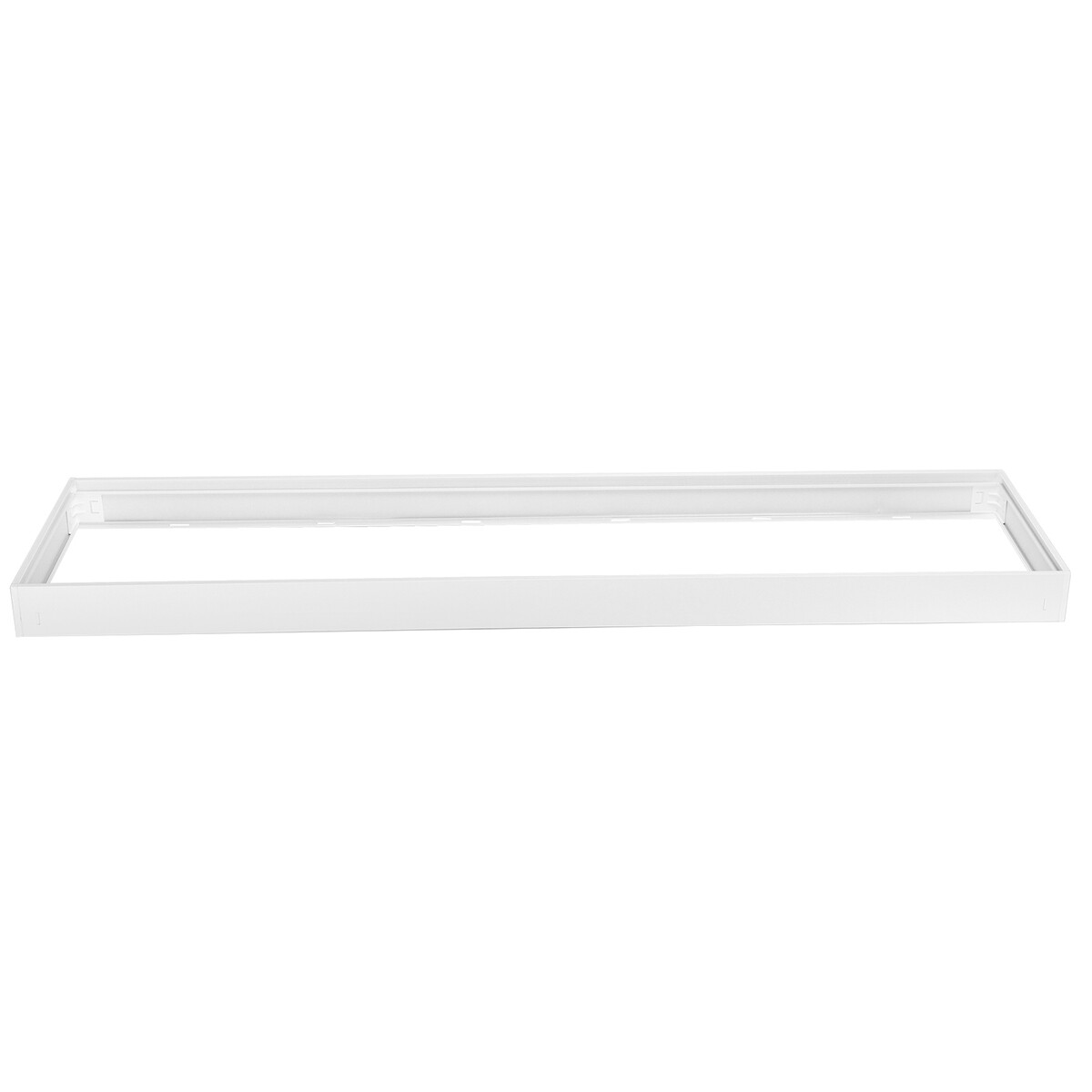 LED-Panel Aufbaurahmen - Velvalux - 30x120 - Aluminium - Rechteckig - Weiß