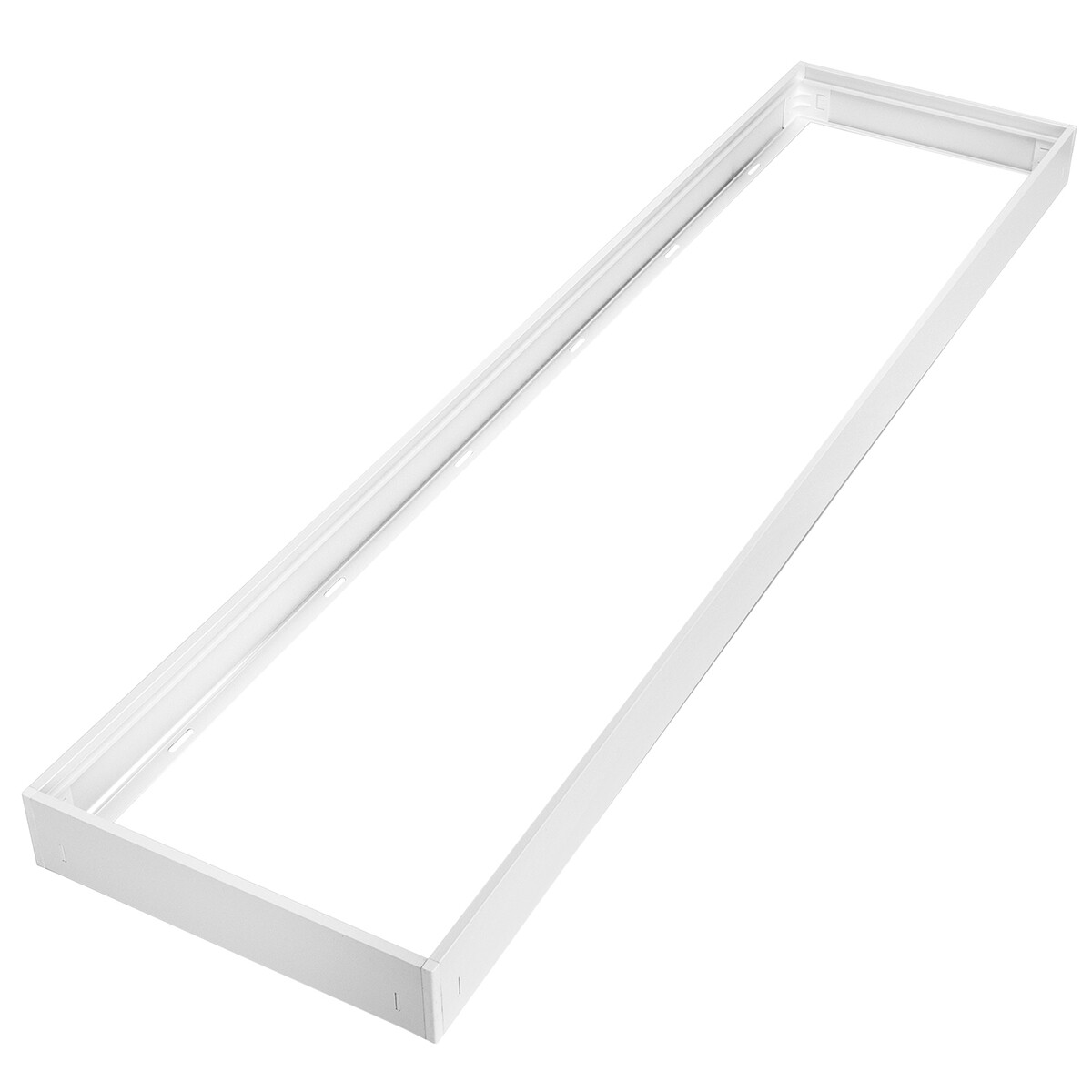 LED-Panel Aufbaurahmen - Velvalux - 30x120 - Aluminium - Rechteckig - Weiß