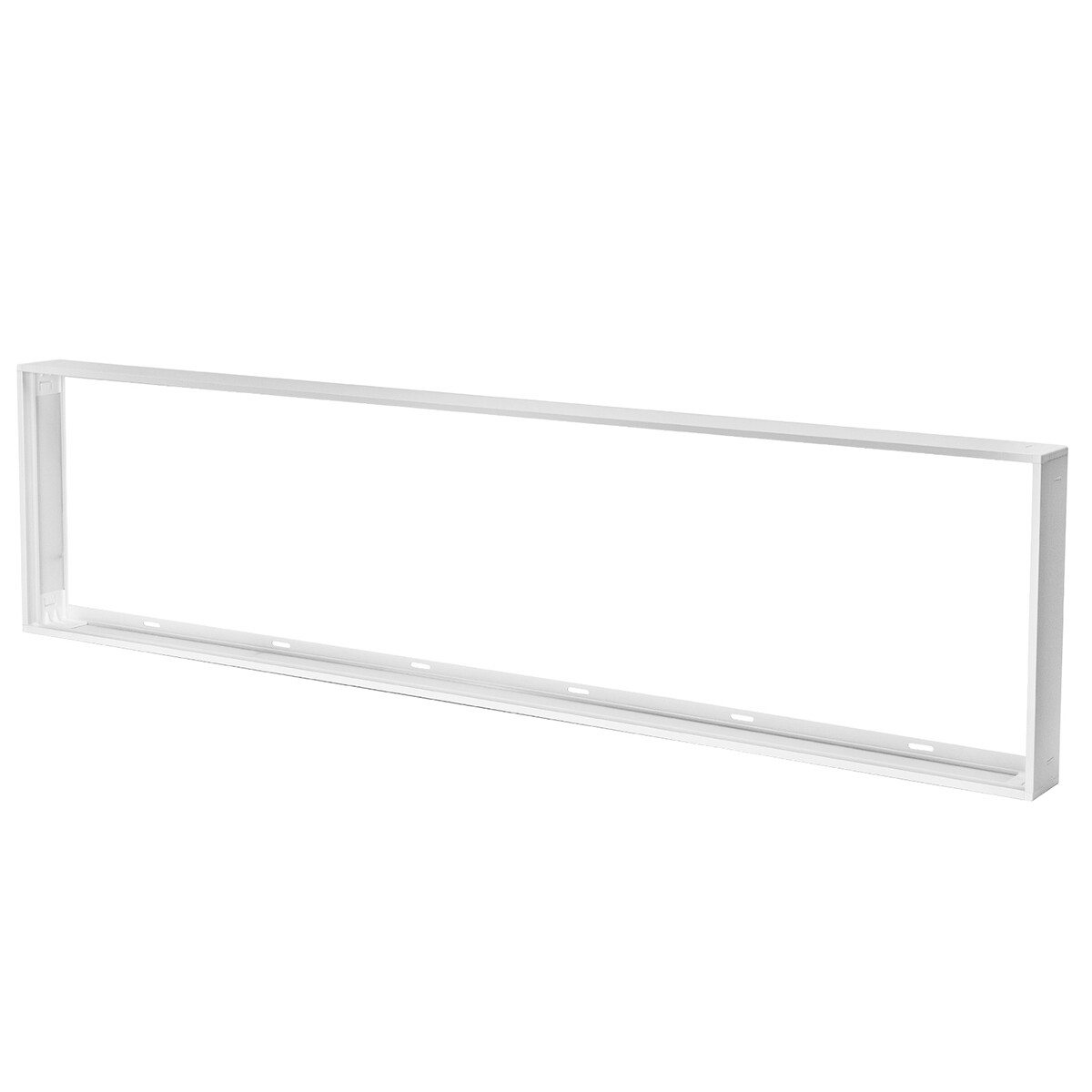 LED-Panel Aufbaurahmen - Velvalux - 30x120 - Aluminium - Rechteckig - Weiß