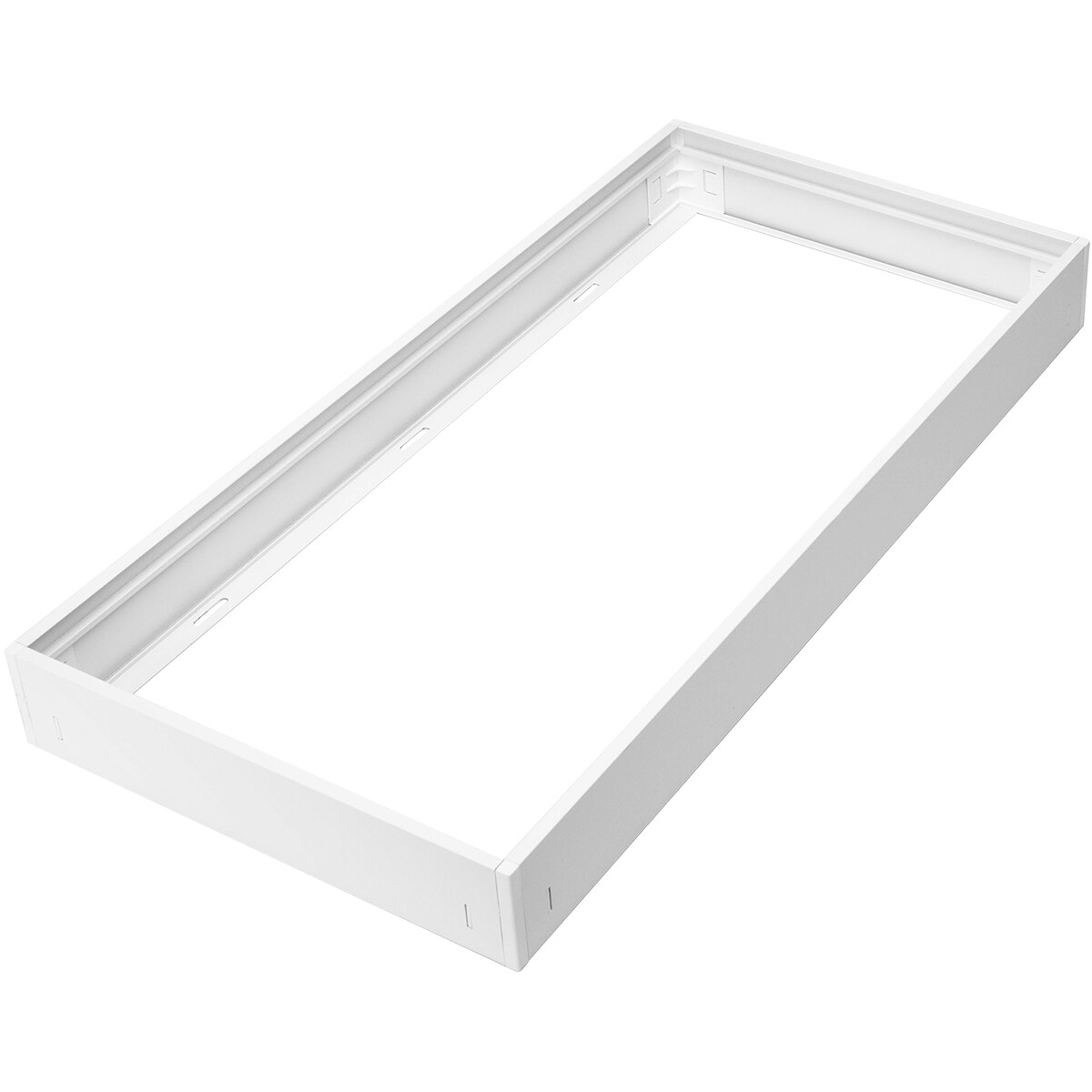 LED-Panel Aufbaurahmen - Velvalux - 30x60 - Aluminium - Rechteckig - Weiß