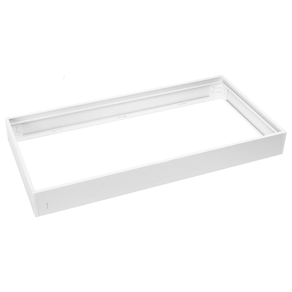 LED-Panel Aufbaurahmen - Velvalux - 30x60 - Aluminium - Rechteckig - Weiß