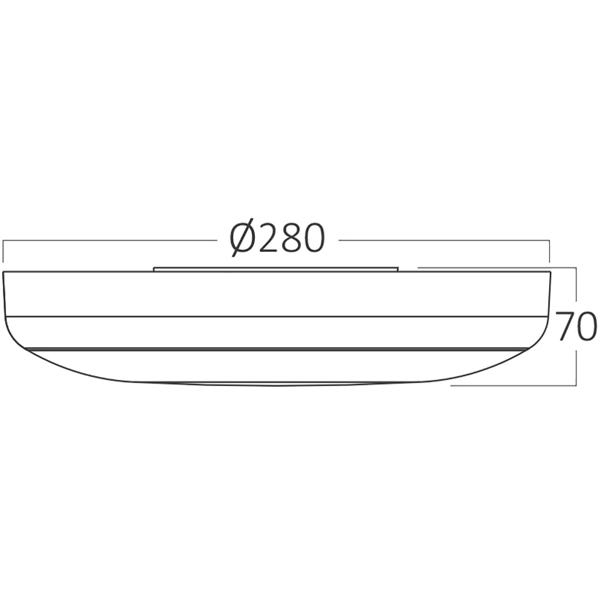 LED-Deckenleuchte mit Sensor + Tag- und Nachtsensor - Brinton Gruna - 20W 2000lm - Einstellbare Lichtfarbe CCT - IP54 - Aufbau - Rund - Weiß