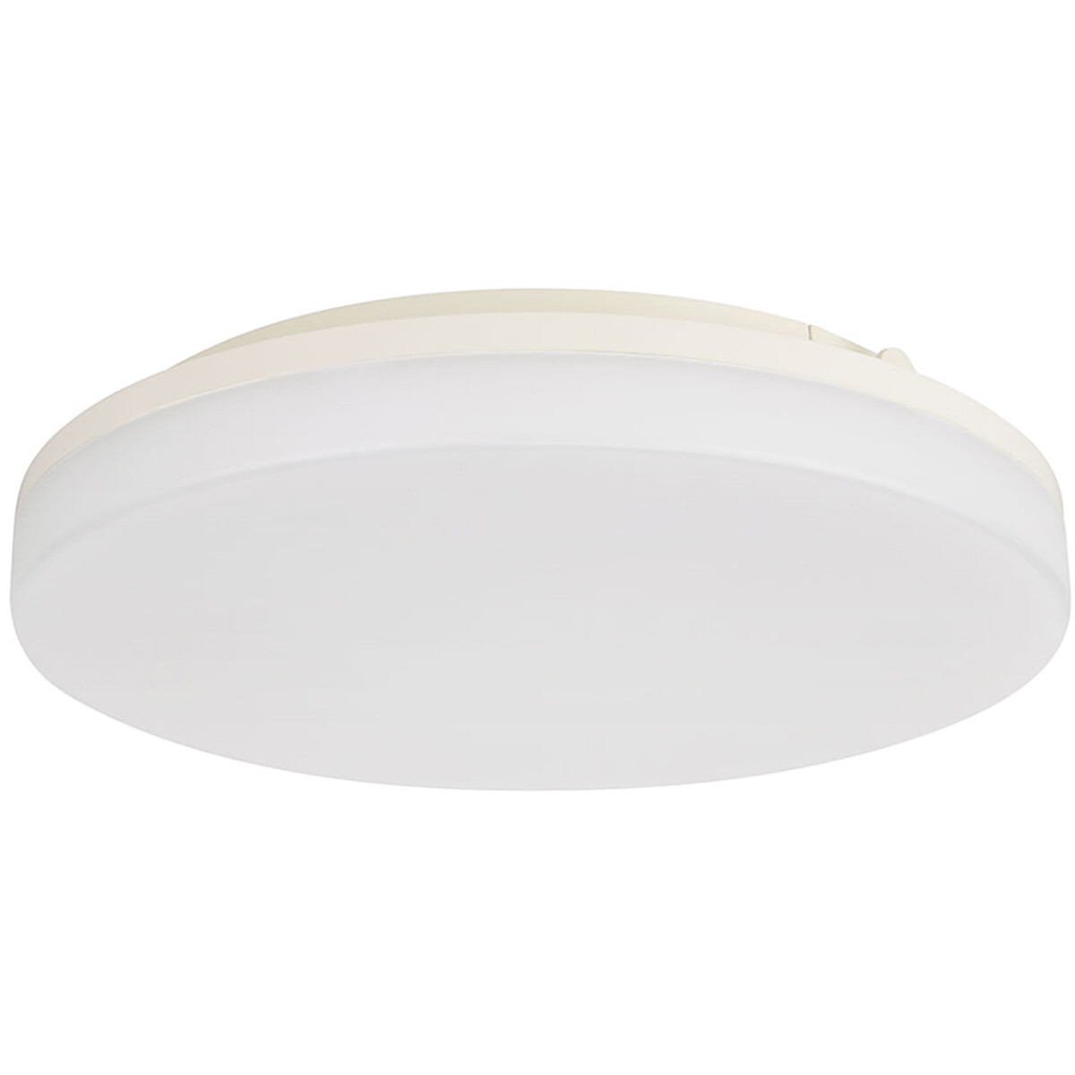 LED Deckenlampe - Deckenbeleuchtung - Badezimmerlampe - Andres - Aufbau Rund 15W - Wasserdicht IP54 - Kaltweiß 6400K - Mattweiß - Kunststoff