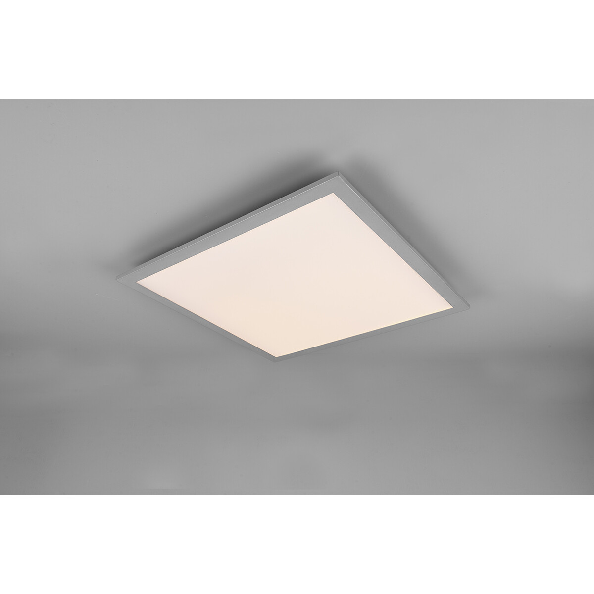 LED Deckenlampe - Deckenbeleuchtung - Trion Alina - 18W - Warmweiß 3000K - Matttitan - Aluminium - 45cm