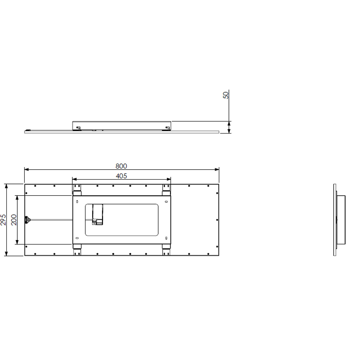 LED Deckenlampe - Deckenbeleuchtung - Trion Alina - 34W - Warmweiß 3000K - Matt Schwarz - Aluminium - 80cm