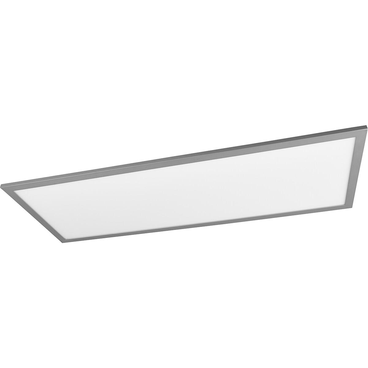 LED Deckenlampe - Deckenbeleuchtung - Trion Alina - 34W - Warmweiß 3000K - Matt Titan - Aluminium - 80cm