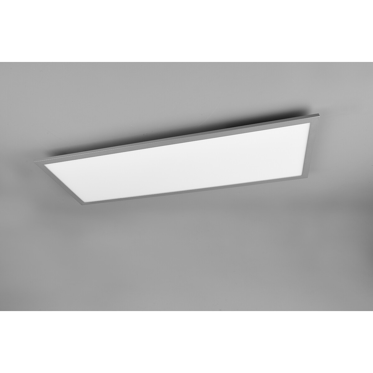 LED Deckenlampe - Deckenbeleuchtung - Trion Alina - 34W - Warmweiß 3000K - Matt Titan - Aluminium - 80cm