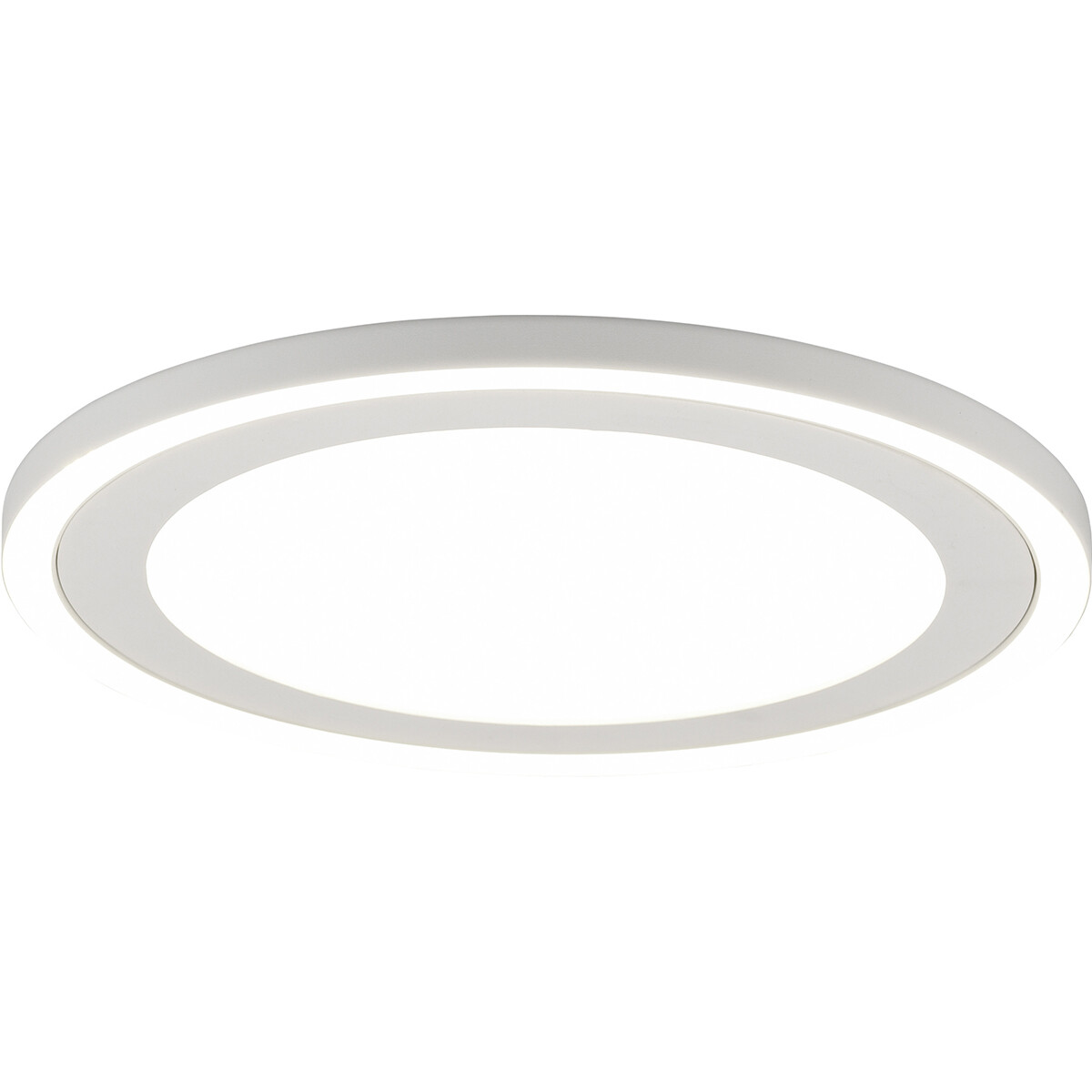 LED Deckenlampe - Deckenbeleuchtung - Trion Coman - 24.5W - Neutralweiß 4000K - Rund - Matt Weiß - Kunststoff