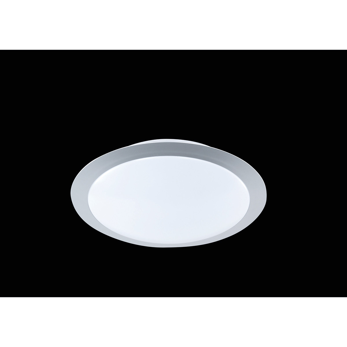 LED Deckenleuchte - Trion Ginzon - 9W - Warmweiß 3000K - Rund - Matt Titan - Aluminium