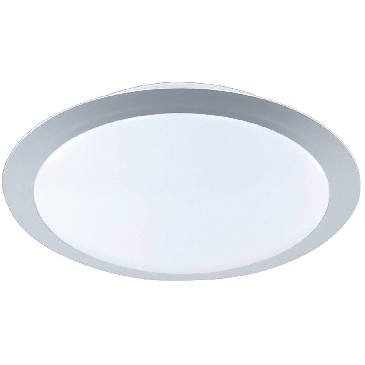 LED Deckenleuchte - Trion Ginzon - 9W - Warmweiß 3000K - Rund - Matt Titan - Aluminium