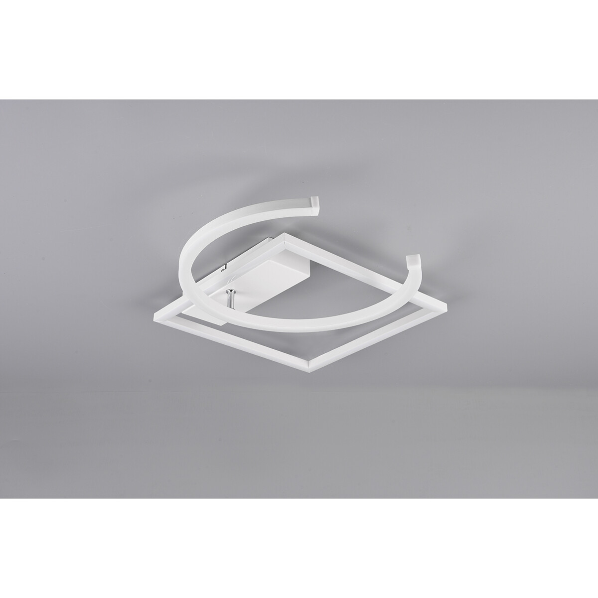 LED Deckenlampe - Deckenbeleuchtung - Trion Pivacci - 23.5W - Neutralweiß 4000K - Dimmbar - Quadrat - Matt Weiß - Aluminium