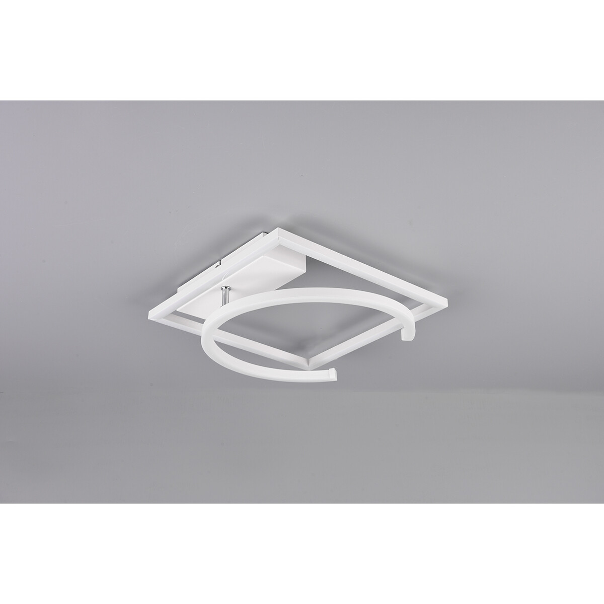 LED Deckenlampe - Deckenbeleuchtung - Trion Pivacci - 23.5W - Neutralweiß 4000K - Dimmbar - Quadrat - Matt Weiß - Aluminium