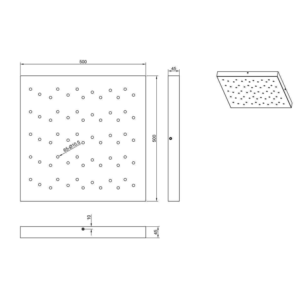 LED Deckenleuchte - Deckenbeleuchtung - Trion Tarza - 22W - Anpassbare Lichtfarbe - Quadratisch - Mattweiß - Aluminium