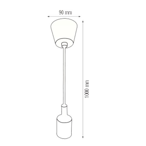 LED Deckenleuchte - Deckenbeleuchtung - Turno - Rund - Mattblau Kunststoff - E27